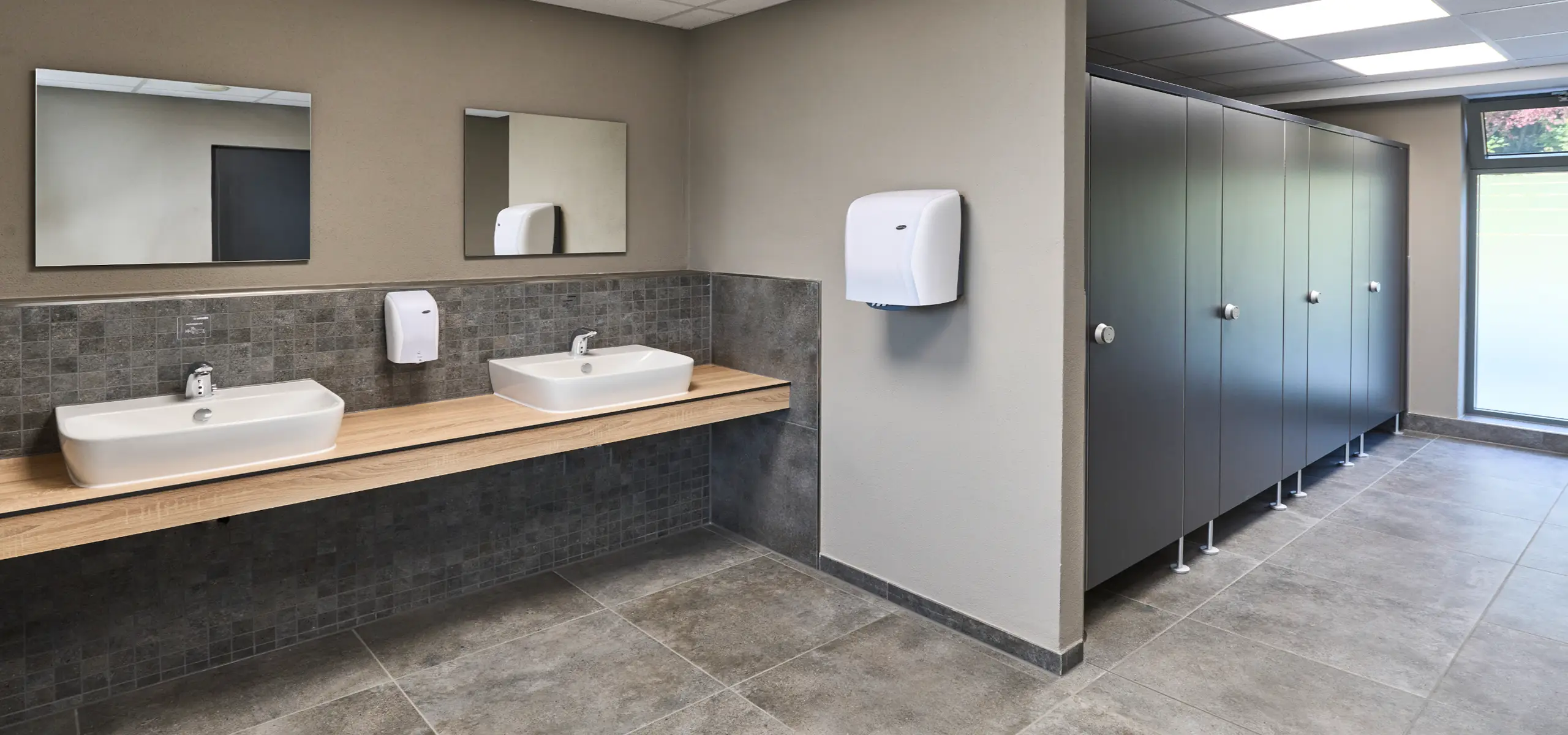 Installations sanitaires pour les campings.