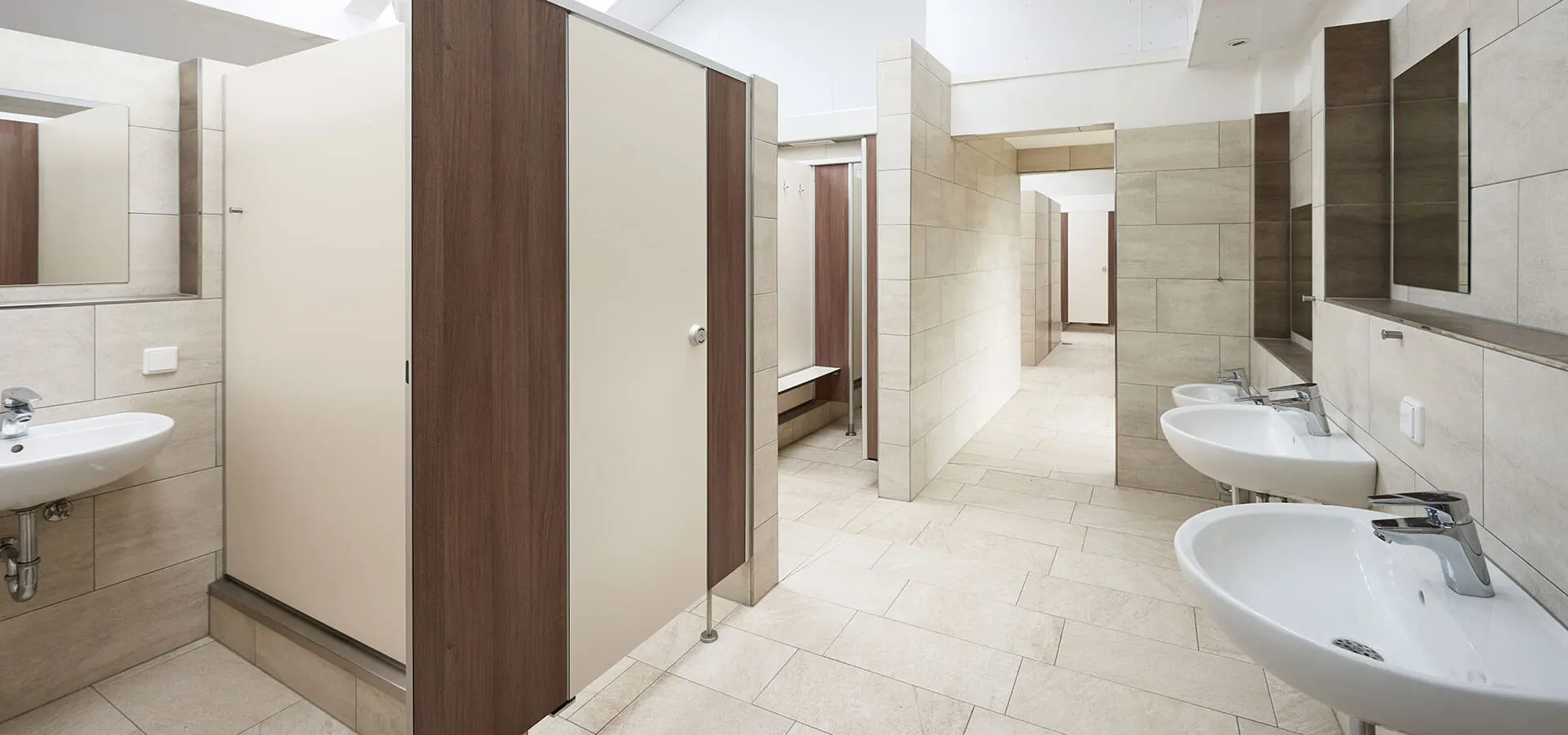 Installations sanitaires pour les campings.